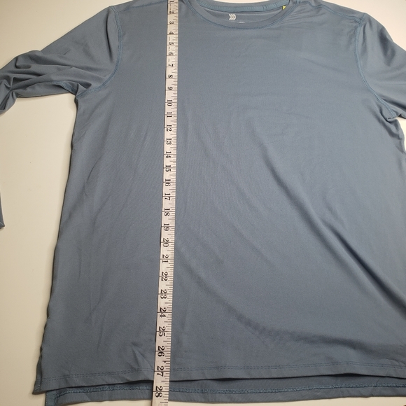 *3/$25 NWT Mens Long Sleeve Performance T-Shirt Large - Picture 4 of 13